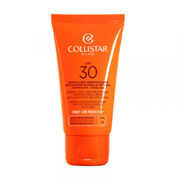 Collistar Crème Bronzante Visage Protection Anti-Âge Globale SPF30