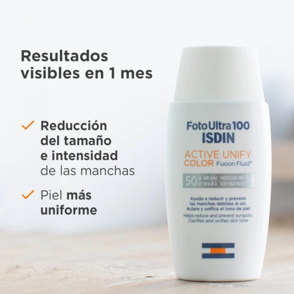 ISDIN Foto Ultra 100 Active Unify Fusion Fluid Color SPF50+ – Image 3